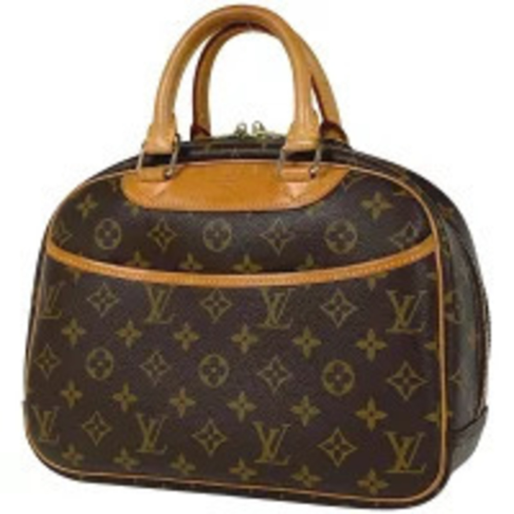Louis Vuitton Brown Bag Boston Trouville Monogram Handbag - Picture 2 of 7